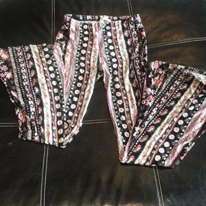 Funky Printed Bellbottom Legging Pants